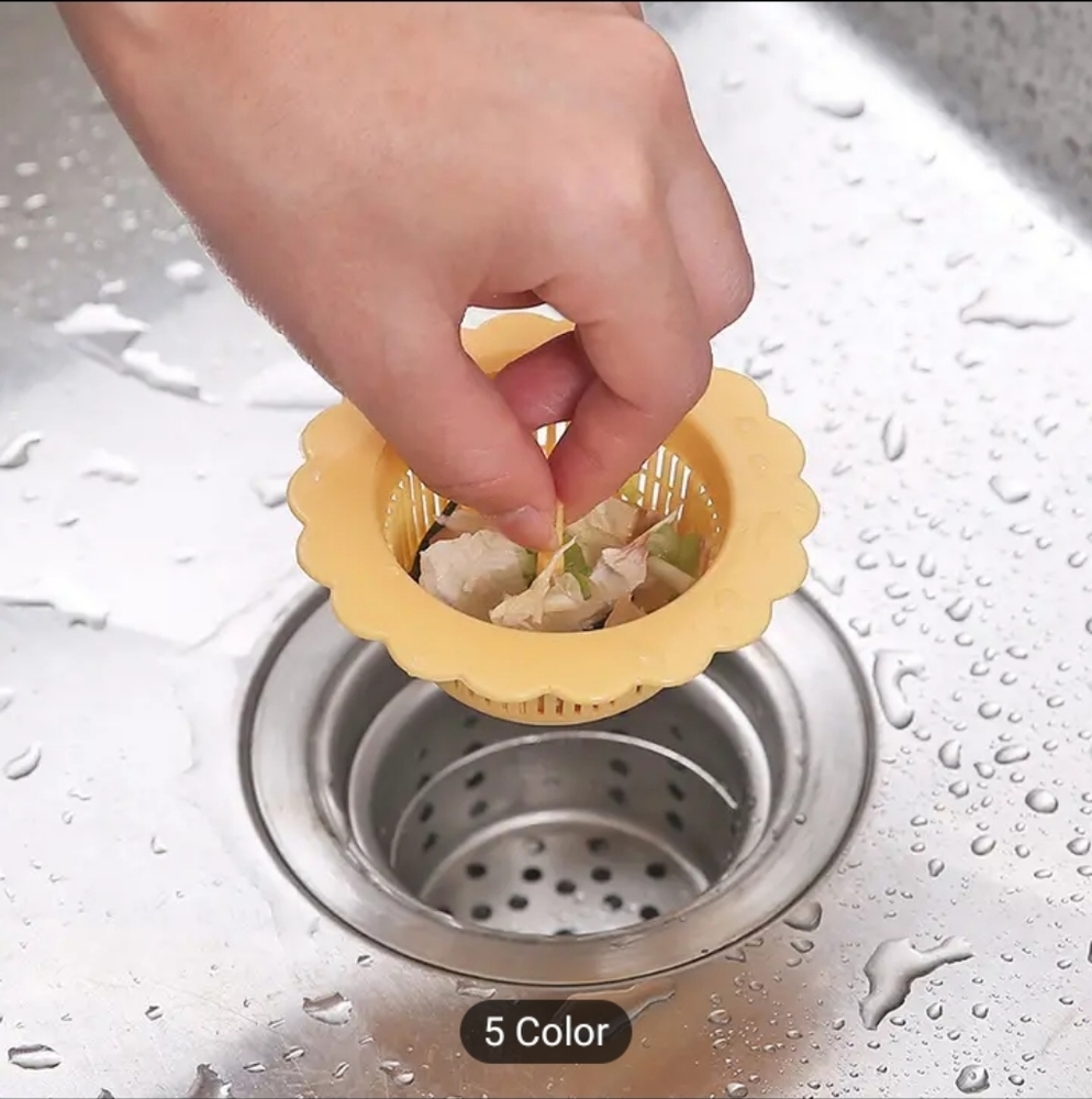 Yellow Sink strainer